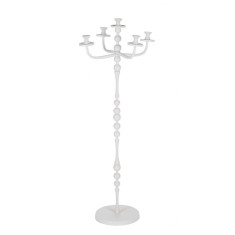 Sfesnic metal alb Ridhi 49x123 cm