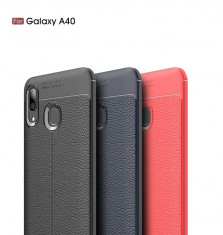 Husa / Bumper Antisoc model PIELE pentru Samsung Galaxy A30 / A40 foto