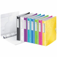 Caiet mecanic Leitz Active WOW A4 4 inele 30mm SoftClick polyfoam