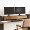 vidaXL Suport monitor cu sertare lemn vechi 100x27x15cm lemn prelucrat 854677