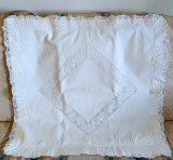 Fata de perna Vintage cu bordura si insertii de dantela croset#4