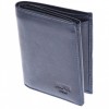 Portofel barbati din piele naturala, bleumarin, 9 x 12 cm, 401BLM, NANO BELT
