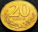 Cumpara ieftin Moneda 20 LEKE - ALBANIA, anul 2000 * cod 269
