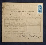 Document Adeverinta de permutare 1937