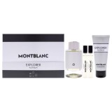 Set Montblanc: Explorer Platinum, Eau De Parfum, For Men, 100 ml + Explorer Platinum, Eau De Parfum, For Men, 2 pcs, 7.5 ml + Ex