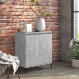 vidaXL Servantă, gri beton, 60x35x70 cm, PAL