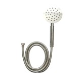 Set para de dus cu furtun 1,5 m, inox cromat, efect ploaie