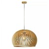 Pendul tavan din lemn e27 max 60w d45 x 28cm, V-TAC