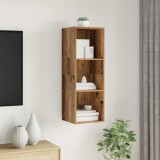 Cabinet TV cu raft Pe perete Lemn vechi 37 x 37 x 107 cm Lemn compozit