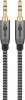 Cablu audio jack stereo 3.5mm T-T 2m brodat, Goobay Plus G65274
