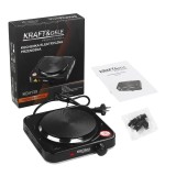 Aragaz electric pentru prepararea alimentelor, 1500 W, negru, Kraft