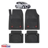 Covorase Auto TeamCar&reg; Tip Tavita Compatibile Citroen C2 (2003-2009) Negru-Material Rezistent, Cauciuc