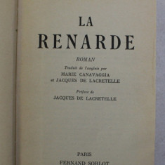 LE RENARDE - roman par MARY WEBB , 1933