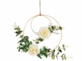Cumpara ieftin Coronita flori artificiale 30 cm