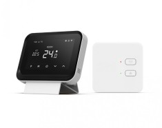 Resigilat : Termostat inteligent PNI CT45S fara fir, cu WiFi, control prin Interne