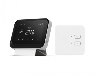 Resigilat : Termostat inteligent PNI CT45S fara fir, cu WiFi, control prin Interne foto