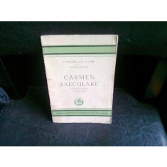 CARMEN SAECULARE - D. ANGHEL, ST.O. IOSIF