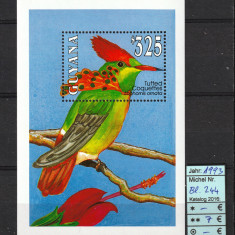 Timbre America de Sud, Guyana, 1993 | Păsări indigene - Natură | Coliţă - MNH