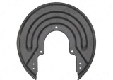 Protectie stropire disc frana Volkswagen Transporter (T4)/Caravelle/Multivan, 07.1990-03.2003, Spate, Stanga=Dreapta, metal