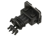 Conector automotive TE Connectivity mufă mamă JPT, cablu PIN 3, negru