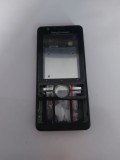 Carcasa Completa Sony Ericsson G900 Neagra - Fata, Spate, Mijloc, Taste