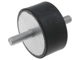 Atenuator de Vibrații M10 60mm 30mm 3400N Guma