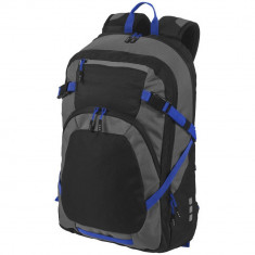 Rucsac Laptop, Everestus, MN, 14 inch, 600D poliester si 600D ripstop poliester, negru, gri, saculet si eticheta bagaj incluse foto