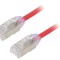 Cablu Patch Cord STP Cat6a 1m Roșu