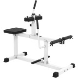SPORTNOW Aparat pentru Gambe din Șezut Reglabil, Alb | Aosom Romania
