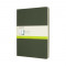 Moleskine Cahier Journal, Extra Large, Plain, Myrtle Green (7.5 X 10)
