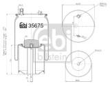 FEBI BILSTEIN 35675 Burduf, suspensie pneumatica