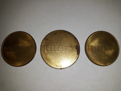 JETOANE - FISE - TELEFOANE CONTROL - 1BUC. 26MM , 2 BUC. 24MM - LOT DE 3 BUC foto