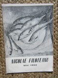 CATALOG DE EXPOZITIE NICOLAE FILOTEANU MAI 1982