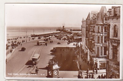 bnk cp Insula Man - Douglas - The Piers - necirculata foto