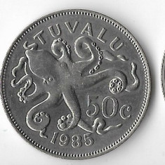 Moneda 50 cents 1985 - Tuvalu