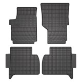 Covorase Cauciuc Volkswagen Amarok 2009-prezent Frogum TPE, Bordura 4cm, Clipsuri Prindere, Negru