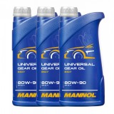 Cumpara ieftin Pachet 3 litri Ulei Transmisie MANNOL Universal 80W90 GL-4 Mineral (Sarcini Grele, Anti-uzura)