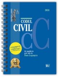 Codul civil Ianuarie 2026 (ediție spiralată) - Hardcover - Dan Lupaşcu - Universul Juridic