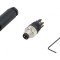 Conector M8 3-Pin Tată pe Cablu IP67 60V 4A