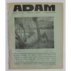 ADAM , REVISTA , redactor I. LUDO , NR. 42 , 1931