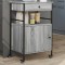 Gossi carucior de bucatarie, gri sonoma, 56x43x89,5cm, lemn prelucrat