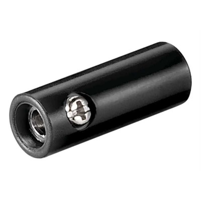 Mufa banana mama 4mm din plastic negru Goobay 11378 foto