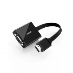 HDMI Ugreen VGA to Jack 3.5mm Negru