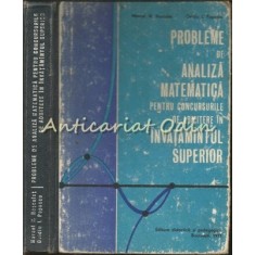 Probleme De Analiza Matematica Pentru Concursurile De Admitere - M. N. Rosculet