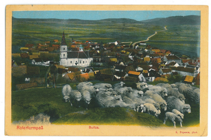 4839 - TURNU ROSU, Sibiu, Romania - old postcard, CENSOR - used - 1916