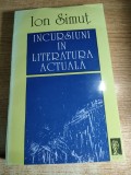 Ion Simut - Incursiuni in literatura actuala (Editura Cogito, 1994)