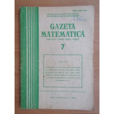 Revista Gazeta Matematica. Anul LXXXVIII, nr. 7 / 1983