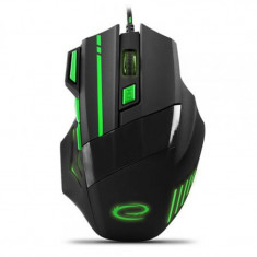 Mouse optic pentru gaming Wolf Esperanza, 7 butoane, lungime cablu 1.5 m foto