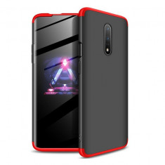 Husa OnePlus 7 - GKK 360 Full Cover (Negru/Rosu)