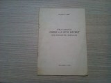 BIBLIOGRAFIA OPEREI LUI PICU PATRUTdin Salistea - Octavian O. Ghibu (autograf))
